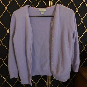 Cozy Purple Cardigan